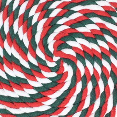 Imagem de Corda de algodão trançado natural West Coast Paracord – Corda artesanal – Corda tripla super macia e forte para esportes, decoração, artesanato, macramê, uso interno (1,27 cm x 320 m, Jolly)