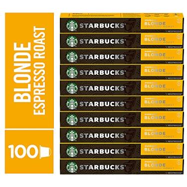 Imagem de Kit de Cafés Starbucks Blonde Espresso by Nespresso - 100 capsulas
