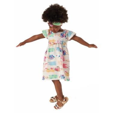 Imagem de Vestido Infantil com Faixa em Tecido Gelo Up Baby