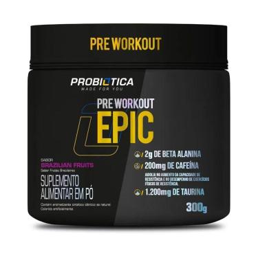 Imagem de Epic Pré Workout - 300g Brazilian Fruits - Probiótica-Unissex