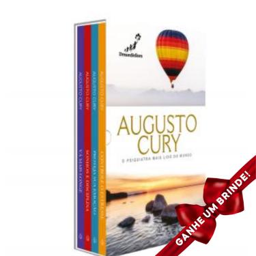 Imagem de Box 4 Livros Augusto Cury Ciranda Cultural Inteligência Emocional Auto Ajuda Crescimento Liderança Motivacional