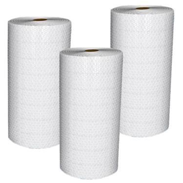 Imagem de Rolo de Plástico Bolha Bubina de 1,30 x 100 Metros Kit 3 Rolos EXTRA