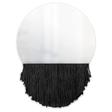 Imagem de Espelho Decorativo Moom Bangs Preto 38 cm