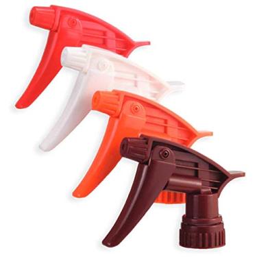 Imagem de The Mop Mob Spray resistente a produtos químicos, pacote com 12. Pulverizador industrial perfeito para fornecimento de detalhes automotivos/carros e limpadores de limpeza. Gatilho e bocal de substituição resistente de baixa fadiga serve para garrafa de 947 ml