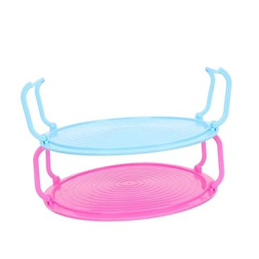 Imagem de Cabilock Suporte Para Micro-Ondas 6 Peças Suporte Para Micro-Ondas Bandeja De Vegetais Aquecimento De Micro-Ondas Bandeja Em Camadas Prato De Micro-Ondas Bandeja De Servir Redonda