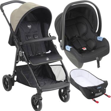 Imagem de Carrinho de Bebe Moises com Bebe Conforto Burigotto Lui Sand