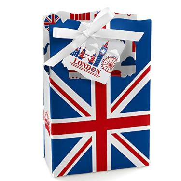 Imagem de Big Dot of Happiness Cheerio, London - British UK Party Favor Boxes - Set of 12