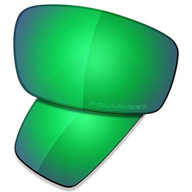Imagem de SAUCER Lentes de substituição premium para óculos de sol Oakley Monster Pup High Defense - Verde jade polarizado