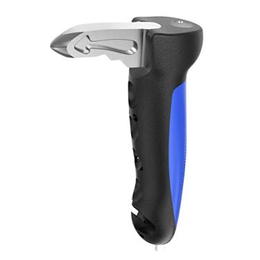 Imagem de Maçanetas de suporte de veículo 5 em 1, maçanetas de assistência de porta automotivas portáteis para idosos multifuncionais com lanterna LED cortador de cinto de segurança e disjuntor de janela para