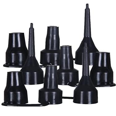 Imagem de 3 conjuntos de bicos de substituição de bomba de ar 3 tamanhos de cabeça de bocal de plástico acessório de bomba de ar para cama de ar inflável piscina sofá anel de natação