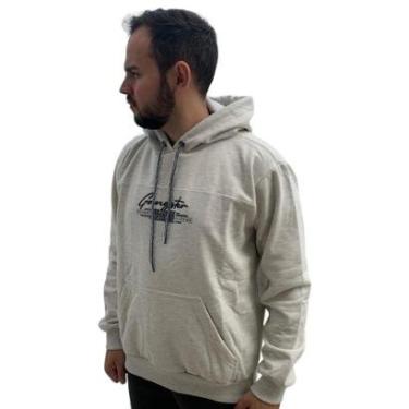 Imagem de Blusa Moletom Masculina Canguru Com Capuz Gangster Macia-Masculino