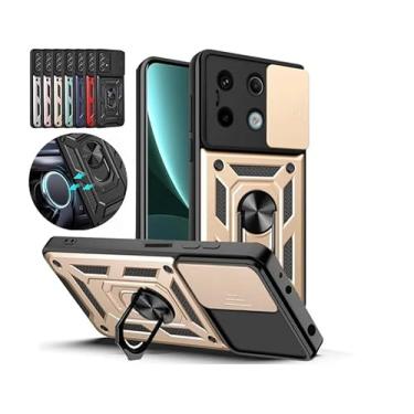 Imagem de Capa Case Capinha Anti Impacto Ring Luxo Premium Xiaomi Redmi Note 13 5g (DOURADO)