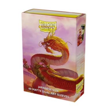 Imagem de Dragon Shield Sleeves – Limited Edition Matte Dual Art: Wood Dragon 60 CT – Japanese Size Card Sleeves - Smooth & Tough - Compatible with Yu-Gi-Oh!, Cardfight Vanguard MTG TCG OCG & Hockey Cards