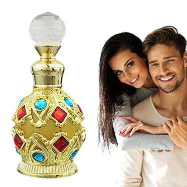 Imagem de perfume árabe – Fragrância concentrada óleo perfume árabe | perfume concentrado luxo retrô vintage para o dia dos namorados masculino e feminino Pologmase