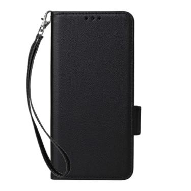Imagem de Capas para OPPO Realme 12 Lite 4G.Design de carteira de caixa de telefone com slot para cartão.Com corda manual.Estojo de telefone giratório Standable.Pacotes de Case e Capa
