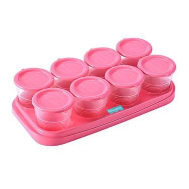 Imagem de Potes Para Congelar Papinha Na Bandeja Prep & Fresh Fisher Price Rosa Fisher Price - BB1081, Fisher Price, Rosa