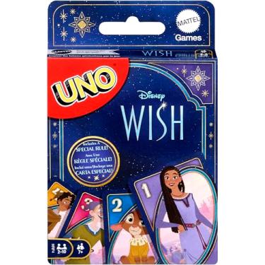 Imagem de UNO Disney Wish, Jogo de Cartas Inspirado No Filme, Para Crianças, Adultos & Noite de Jogos, Mattel