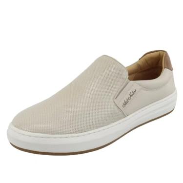 Imagem de Tênis Sapatênis Iate Couro Floater Legítimo Diamante Gone Art Nobre - 3102 - Bege Tamanho:44