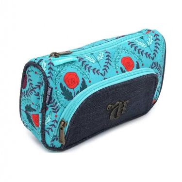 Imagem de Estojo Duplo Capricho Boho Azul 11923 Dmw