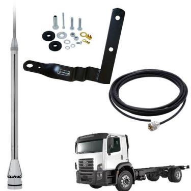 Imagem de Antena Móvel PX Marinox 2,70 metros Alongador 60cm + Suporte Dianteiro