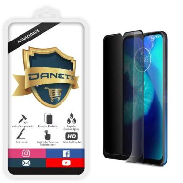 Imagem de Película De Vidro Privacidade 3d Full Moto G8 Power Lite Tela 6.5 9h -