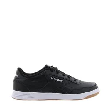 Imagem de Reebok Tênis feminino de couro clássico - preto ou branco, tamanho 34 a 43, Preto/Branco/Vetor Azul/Calçado Branco, 39 BR