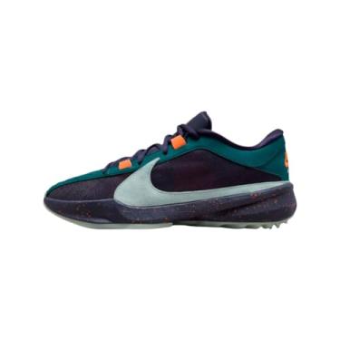 Imagem de Nike Giannis Freak 5 Tênis de basquete masculino (DX4985-300, GEODE azul-petróleo/tinta roxa/laranja total/gelo jade), Geode azul-petróleo/tinta roxa/laranja total/gelo jade, 40 BR