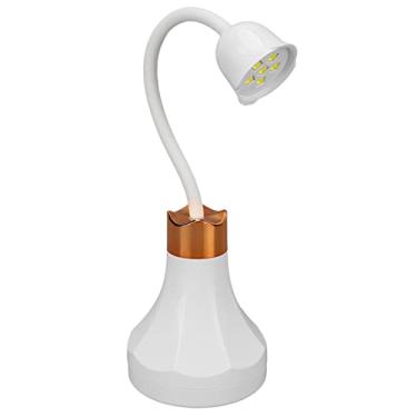Imagem de Lâmpada Uv do Prego do Diodo Emissor de Luz, Luz Portátil do Prego 360 Graus Rotatable Unha Polonês Cura Lâmpada Salão de Beleza Em Forma de Rosa Decoração do Secador do Prego