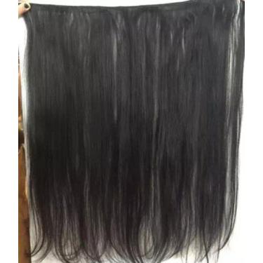 Imagem de Cabelo Humano Liso Natural Em Tela Mega Hair 70cm 100gramas. - Jkbellu