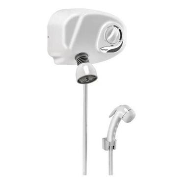 Imagem de Chuveiro Com Pressurizador - Branco - 7800 W - 220V - Cardal, 220V