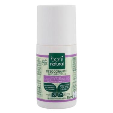 Imagem de Desodorante Boni Natural Roll-on com Óleo de Coco e Magnésio Sem Alumí