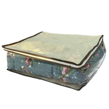 Imagem de Organizador de Gaveta Maleiro Marfim M Multiuso Guarda Roupa 123Organi