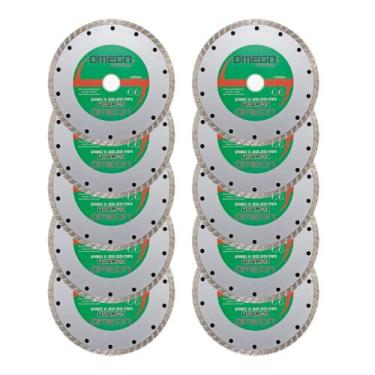 Imagem de 10 Pcs Disco de Corte Diamantado 7 Pol 180 x 22,23mm para Esmerilhadei