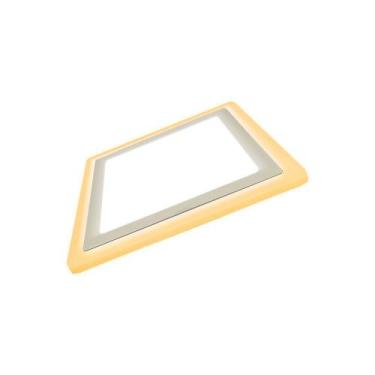 Imagem de Luminária Plafon Painel de LED Quadrado Embutir Dual color 12W+4W Tasc