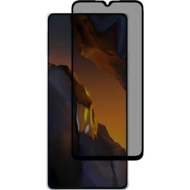 Imagem de Película 3D Privacidade Anti Espionagem Para Poco F5 Tela de 6,67 Pole