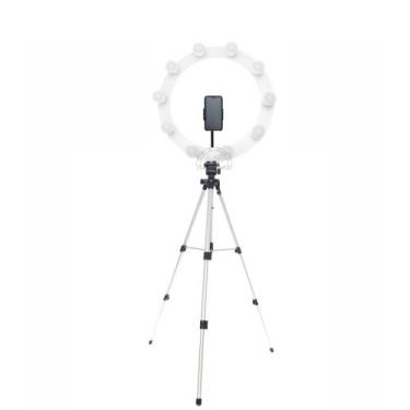 Imagem de Ring Light 10 Lâmpadas Led 2em1 + Tripé 1,50 + Kit Selfie - MEGAPLAST,