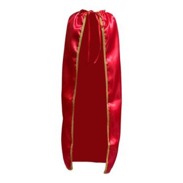 Imagem de Fantasia Capa Príncipe Infantil - - Mundo Encantado Fantasias, Vermelh