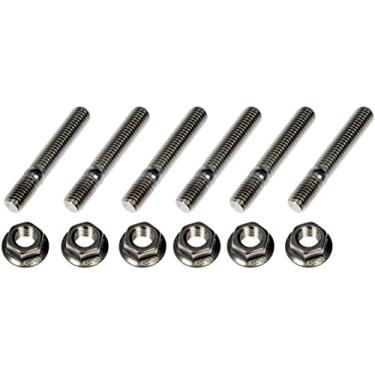 Imagem de Dorman Kit de parafusos de flange de escape 03133HP - Aço inoxidável M10-1,5 x 62 mm compatível com modelos selecionados (OE FIX)