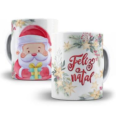 Imagem de Caneca Natal Papai Noel Porcelana Personalizada Modelo 1 - Tio da Cane