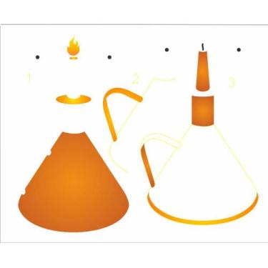 Imagem de Stencil Sp. 20X25 3221 Brasil Lamparina - OPA