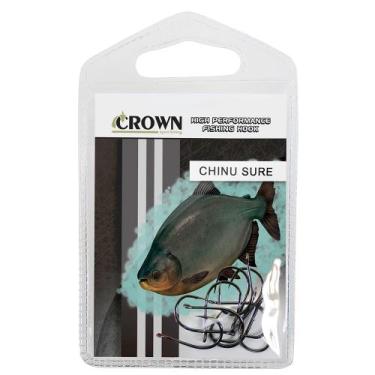 Imagem de Anzol Crown Chinu Sure Black 09 C/10 - Crown