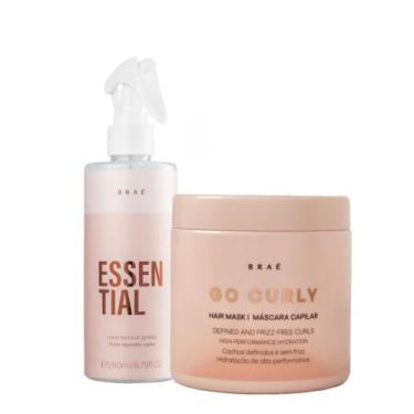 Imagem de Kit Brae Go Curly Duo Essential Mask (2 Produtos) - BRAÉ