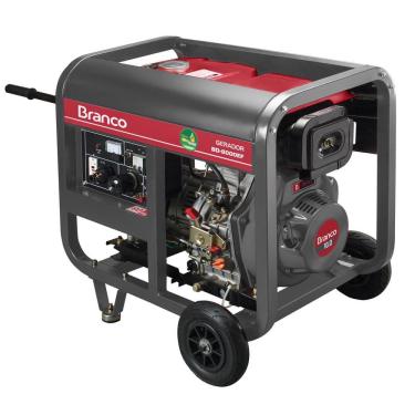 Imagem de Gerador à Diesel 13,0CV - Partida Elétrica - Monofásico - 127/220V - BD-8000EF -  Branco