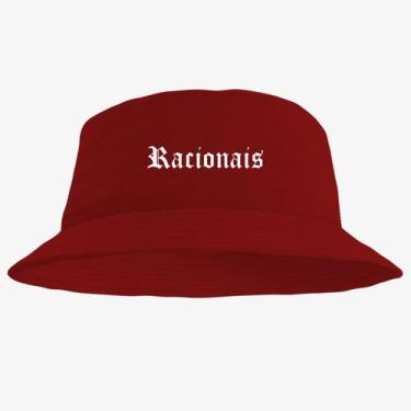 Imagem de Chapéu Bucket Hat Estampado Rap - MP Moda Masculina, Único, Vermelho