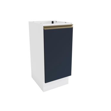 Imagem de Balcão Celeste Kappesberg 100% Mdf 1 Porta Branco/azul 40cm