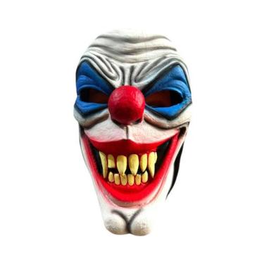 Imagem de Fantasia Máscara Palhaço assustador Diabólico Sorrindo dente - Blook