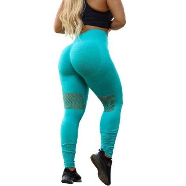 Imagem de Legging Empina BumBum Sem Costura Cintura Alta Coleção 2023 - Gringas 