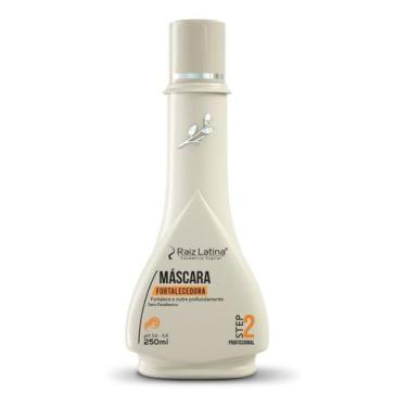 Imagem de Máscara Fortalecedora 250ml Raiz Latina Creme Cabelos Secos - Profissi