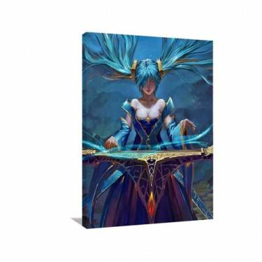 Imagem de Quadro decorativo League Of Legends - Jogos - Tela em Tecido - Wall Fr