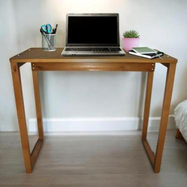 Imagem de Mesa Escrivaninha Para Quarto Estudo Escritorio - Beto Móveis, Verniz